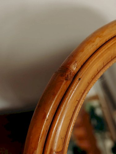 Igor, le miroir sur pied en rotin N°816