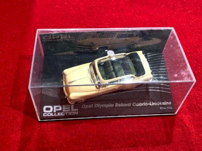  Opel Olympia Rekord Cabrio-Limousine (1954-1956) 1/43 Opel Collection 