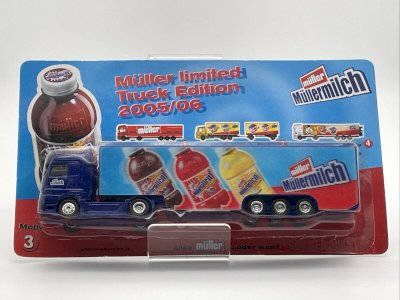  Semi-trailer Mercedes Actros Müller Müllermilch 1/87 HO