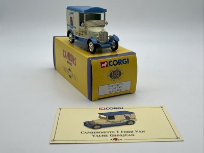 Camionnette Ford T Van Vache GrosJean (1928) 1/43 Corgi