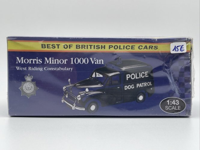  Morris Minor 1000 Van 1/43 Police Editions Atlas