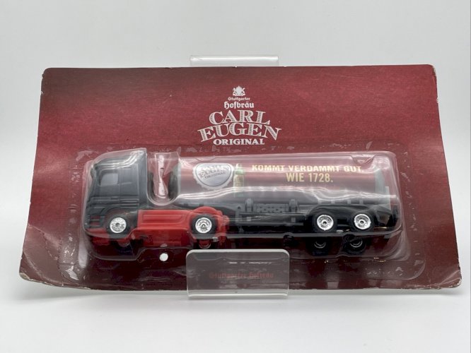  Semi-remorque Mercedes Actros Gtuttgarter Hobräu Carl Eugen 1/87 HO