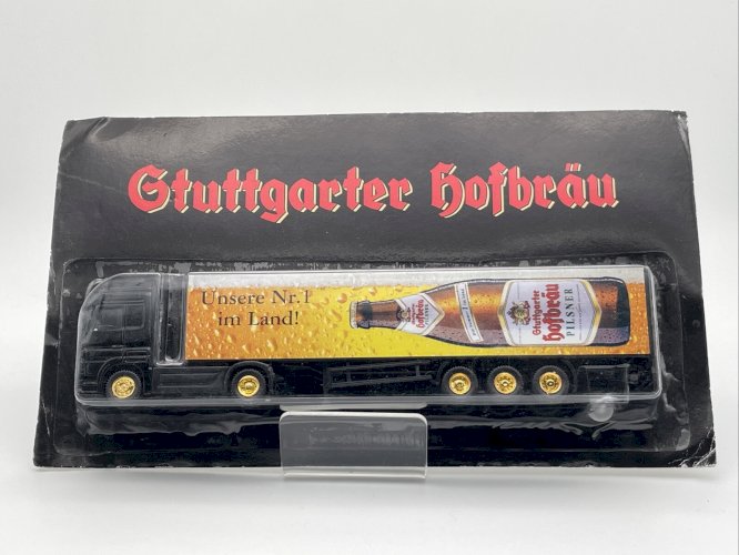  Semi-remorque Mercedes Actros Gtuttgarteer Hofbrau 1/87 HO