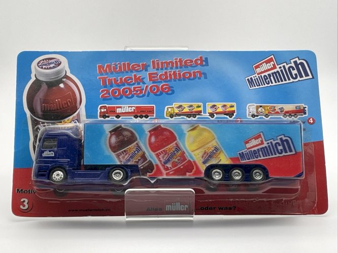  Semi-remorque Mercedes Actros Müller Müllermilch 1/87 HO