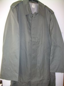IMPERMEABLE "PAR DESSUS" MILITAIRE - FOURRE