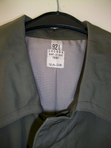 IMPERMEABLE "PAR DESSUS" MILITAIRE - FOURRE