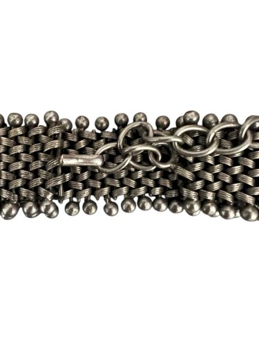 Important bracelet gourmette ancien XIXe siècle unisexe Vintage collection