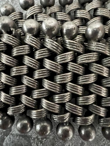 Important bracelet gourmette ancien XIXe siècle unisexe Vintage collection