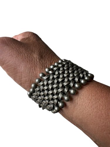 Important bracelet gourmette ancien XIXe siècle unisexe Vintage collection