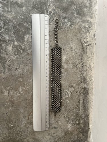 Important bracelet gourmette ancien XIXe siècle unisexe Vintage collection