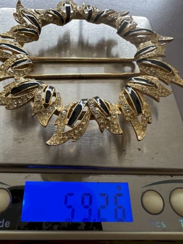 Importante boucle de ceinture soleil vintage couture émail Strass 1970/1980