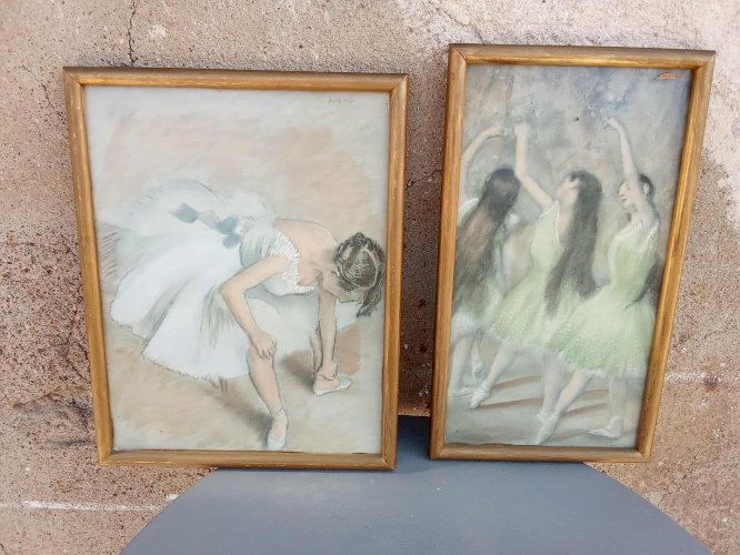 Impressions d’art d’après Edgar Degas – Les Danseuses 