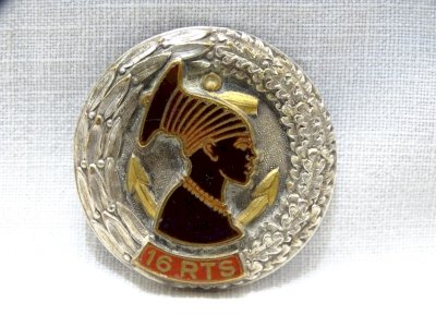 INSIGNIA 16th REGIMENT SENEGALISE TIRAILLEURS SOUAVE DRAGO MILITARIA COLLECTION