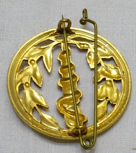 -INSIGNE de BERET COINDEROUX PARIS SERVICE SANTE BELLE DORURE  MILITARIA    D