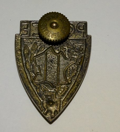 -INSIGNE KEPI de POLICE Emaillé ARTHUS BERTRAND PARIS COLLECTION MILITARIA   D