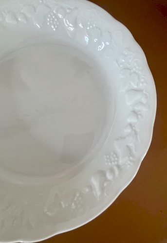 Intemporel - Lot n° 10 Bis - 2 assiettes calottes California - Deshoulières - Limoges