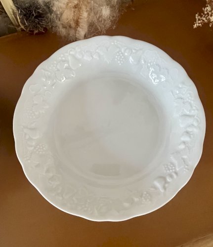 Intemporel - Lot n° 10 Bis - 2 assiettes calottes California - Deshoulières - Limoges