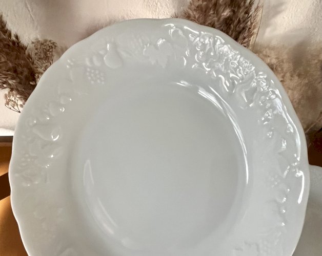 Intemporel - Lot n° 10 Bis - 2 assiettes calottes California - Deshoulières - Limoges