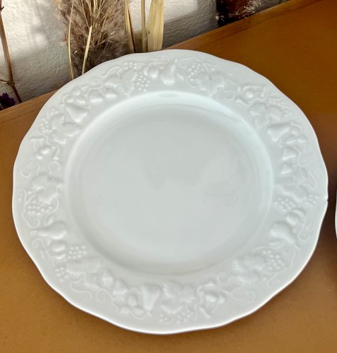 Intemporel - Lot n° 11 - 2 assiettes à gâteau California - Agrigel - Deshoulières - Limoges 