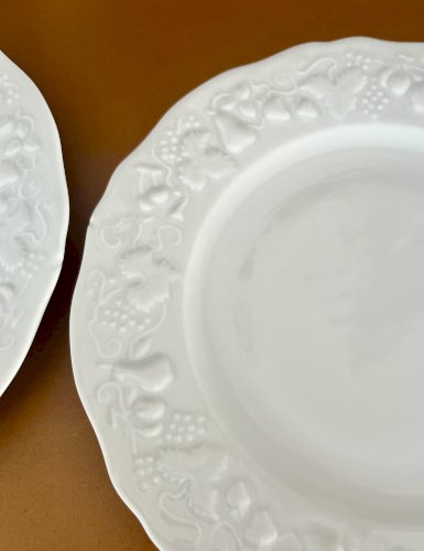 Intemporel - Lot n° 11 - 2 assiettes à gâteau California - Agrigel - Deshoulières - Limoges 