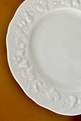 Intemporel - Lot n° 11 - 2 assiettes à gâteau California - Agrigel - Deshoulières - Limoges 