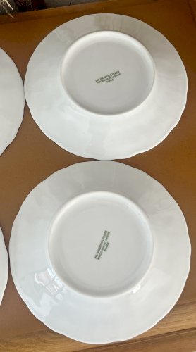  Intemporel - Lot n° 15 - 4 assiettes à pain California- 16 cm- Deshoulières - Limoges