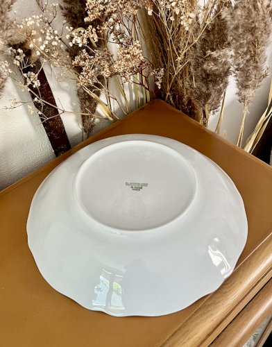 Intemporel - Lot n° 18 - Plat de service creux California - 28,5 cm - Deshoulières - Limoges