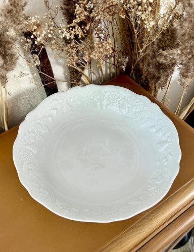 Intemporel - Lot n° 18 - Plat de service creux California - 28,5 cm - Deshoulières - Limoges