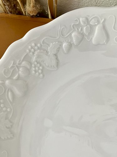 Intemporel - Lot n° 18 - Plat de service creux California - 28,5 cm - Deshoulières - Limoges
