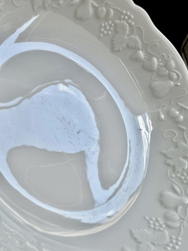 Intemporel - Lot n° 18 - Plat de service creux California - 28,5 cm - Deshoulières - Limoges