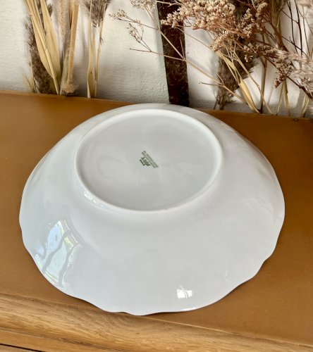 Intemporel - Lot n° 18 - Plat de service creux California - 28,5 cm - Deshoulières - Limoges