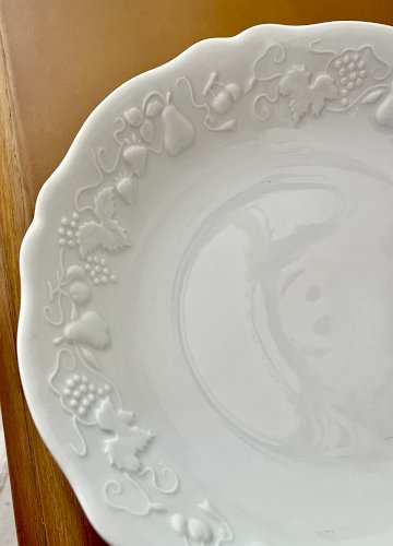 Intemporel - Lot n° 18 - Plat de service creux California - 28,5 cm - Deshoulières - Limoges