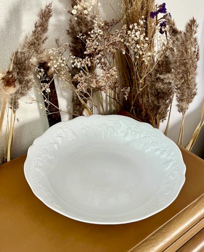 Intemporel - Lot n° 18 - Plat de service creux California - 28,5 cm - Deshoulières - Limoges