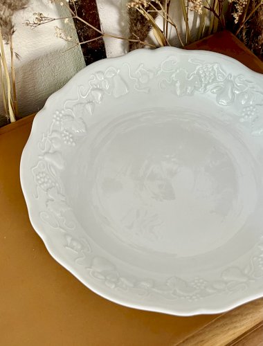 Intemporel - Lot n° 18 - Plat de service creux California - 28,5 cm - Deshoulières - Limoges