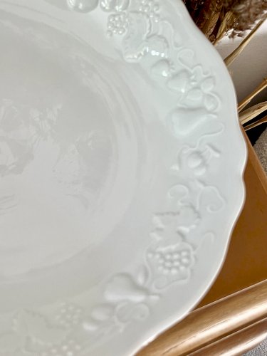 Intemporel - Lot n° 18 - Plat de service creux California - 28,5 cm - Deshoulières - Limoges