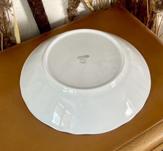 Intemporel - Lot n° 20 - Plat de service creux California - 25 cm - Deshoulières - Limoges