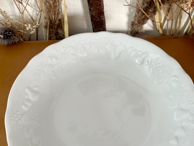 Intemporel - Lot n° 20 - Plat de service creux California - 25 cm - Deshoulières - Limoges