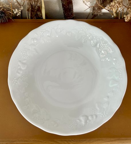 Intemporel - Lot n° 20 - Plat de service creux California - 25 cm - Deshoulières - Limoges