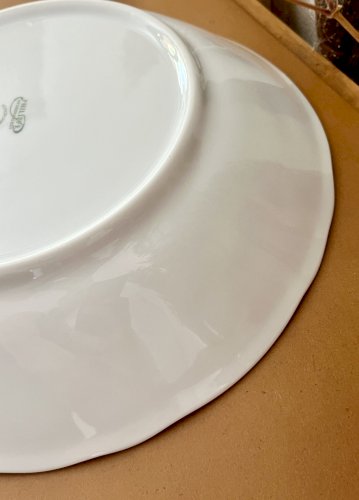 Intemporel - Lot n° 20 - Plat de service creux California - 25 cm - Deshoulières - Limoges