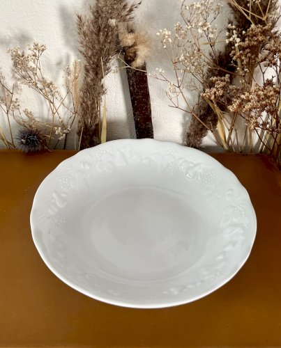 Intemporel - Lot n° 20 - Plat de service creux California - 25 cm - Deshoulières - Limoges