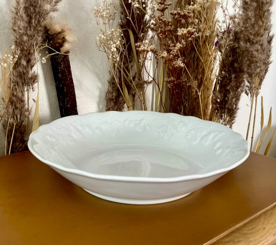 Intemporel - Lot n° 20 - Plat de service creux California - 25 cm - Deshoulières - Limoges