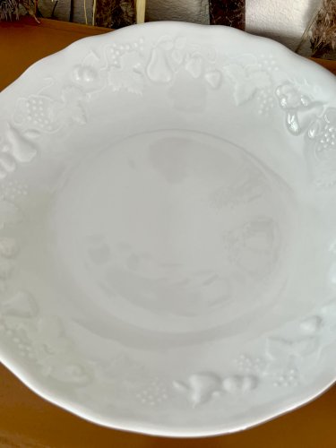 Intemporel - Lot n° 20 - Plat de service creux California - 25 cm - Deshoulières - Limoges