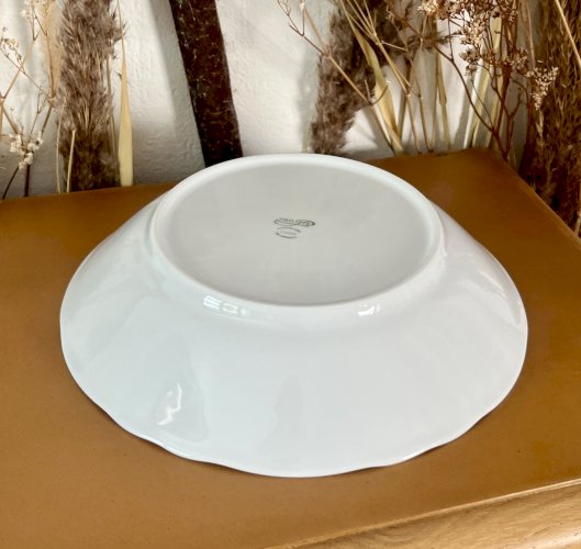 Intemporel - Lot n° 20 - Plat de service creux California - 25 cm - Deshoulières - Limoges
