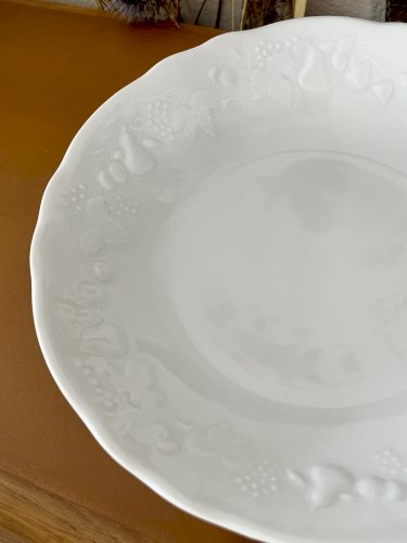Intemporel - Lot n° 20 - Plat de service creux California - 25 cm - Deshoulières - Limoges