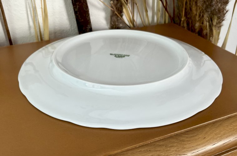 Intemporel - Lot n° 21 - Plat à gâteau California - 28 cm - Deshoulières - Limoges 