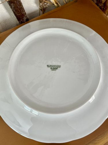 Intemporel - Lot n° 21 - Plat à gâteau California - 28 cm - Deshoulières - Limoges 