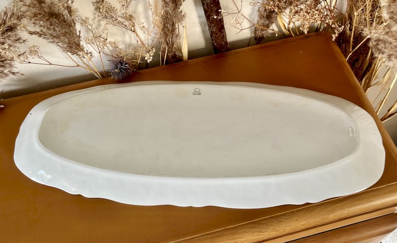 Intemporel - Lot n° 25 - Plat à poisson California - 56 cm - Deshoulières - Limoges