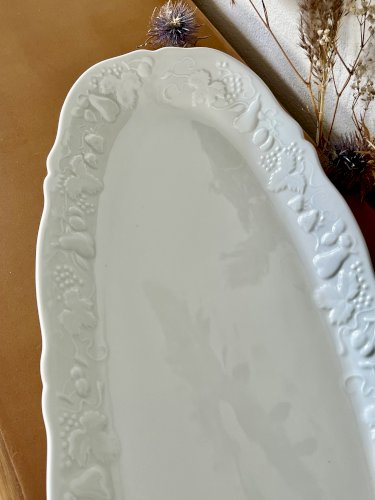 Intemporel - Lot n° 25 - Plat à poisson California - 56 cm - Deshoulières - Limoges