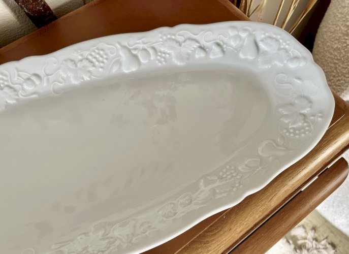 Intemporel - Lot n° 25 - Plat à poisson California - 56 cm - Deshoulières - Limoges