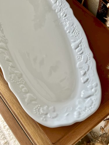 Intemporel - Lot n° 25 - Plat à poisson California - 56 cm - Deshoulières - Limoges